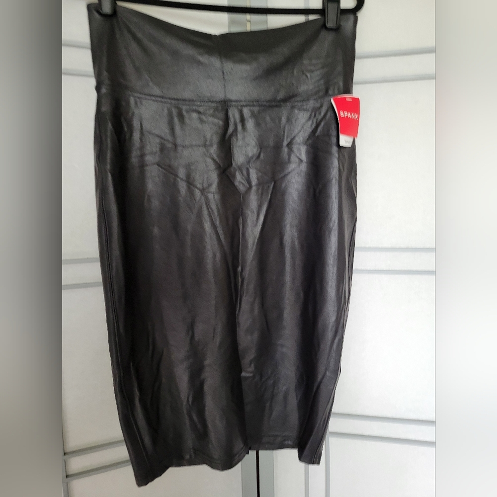 Spanx Faux Leather Pencil Skirt